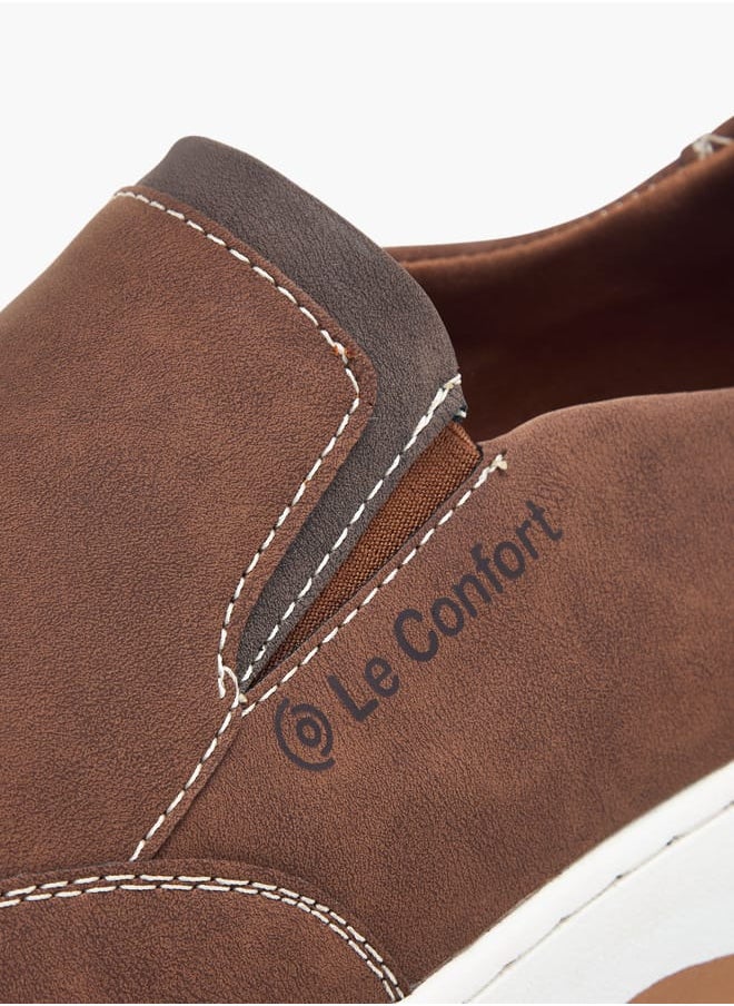 Le Confort Men Solid Slip-On Loafers  - Image 4