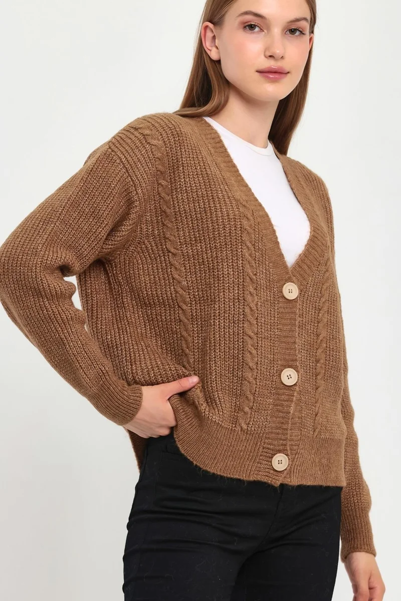 Alexander Gardi Buttoned Knitted Sweater Cardigan (B23-5801)