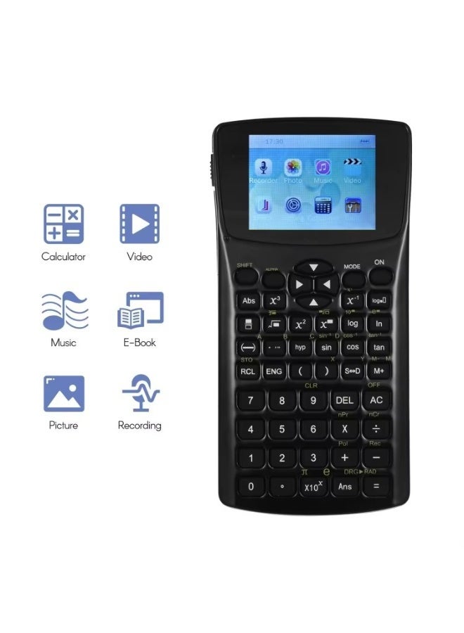آلة حاسبة متعددة الوظائف لقراءة النصوص مع قارئ الكتب الإلكترونية، مشغل الفيديو والموسيقى، شاشة الخصوصية، قفل بضغطة زر، اختصار لفتح الكتاب أو المستند، تدعم 24 لغة - Image 1