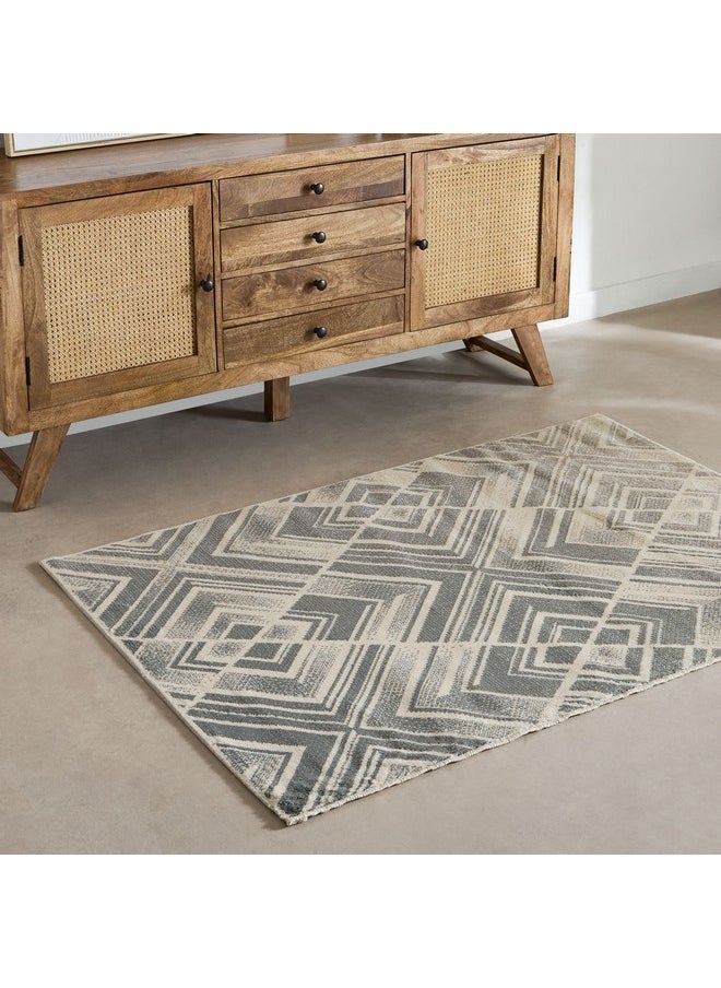 Home Box Mahreen Bloom Stain Resistant Polypropylene Rug 110 x 160 cm  - Image 1