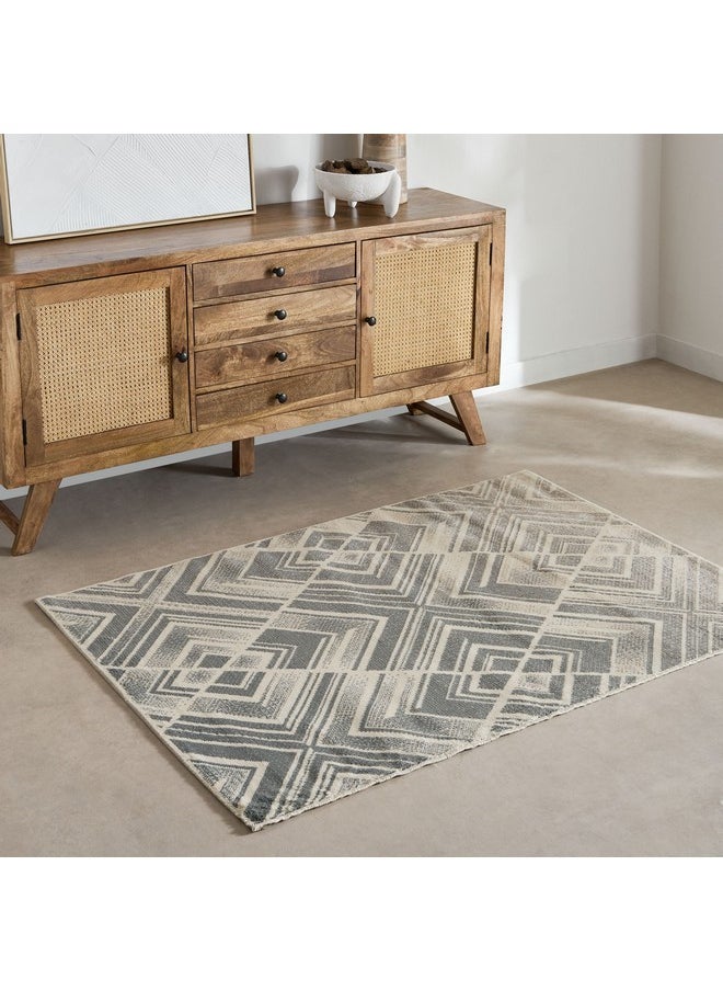 Home Box Mahreen Bloom Stain Resistant Polypropylene Rug 110 x 160 cm  - Image 5