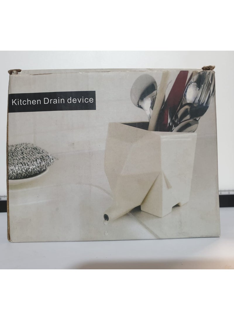 Multi-colored cutlery, spoon, and fork holder - Image 1
