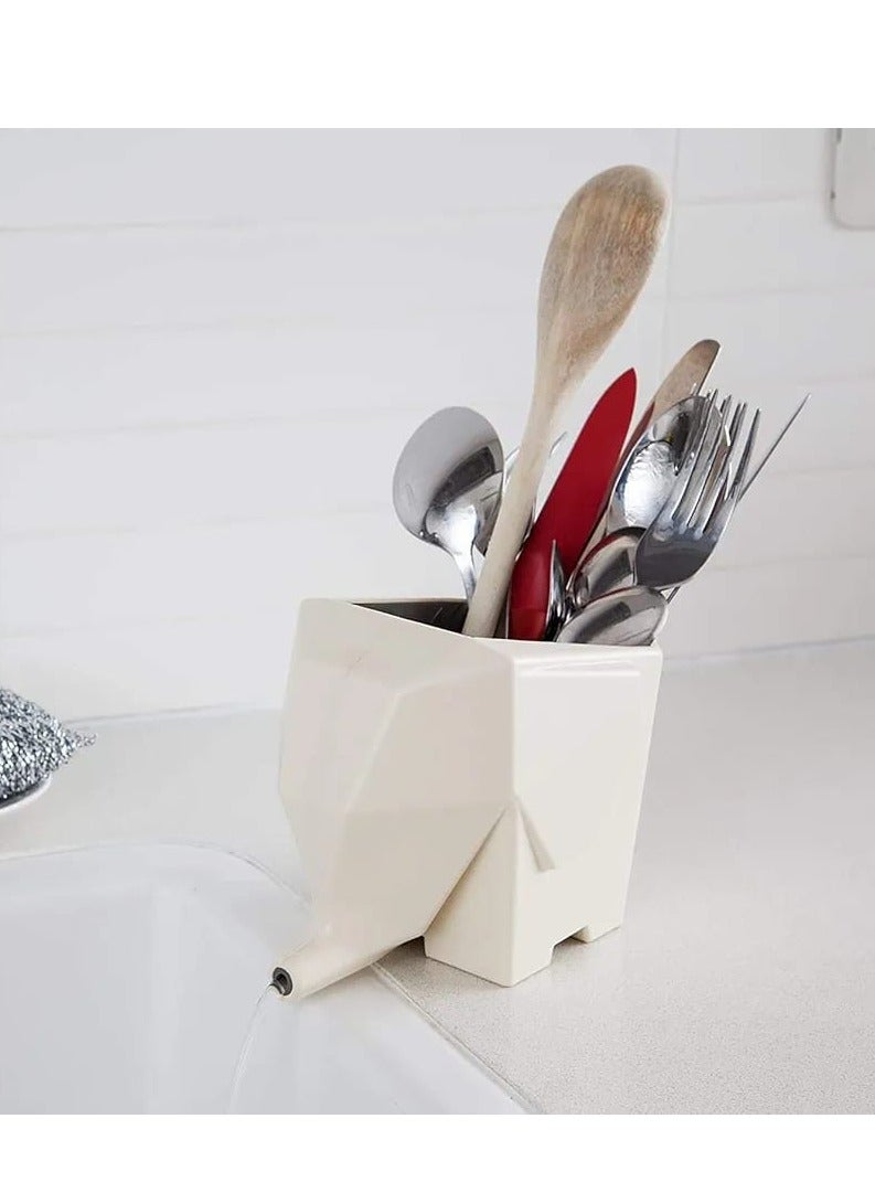 Multi-colored cutlery, spoon, and fork holder - Image 3