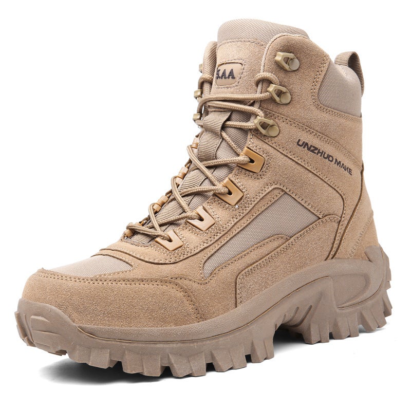 Military Fan Large Size Special Forces Military Boots Combat Boots Wear-Resistant Training Combat Boots Outdoor Hiking And Mountaineering Shoes - Image 1