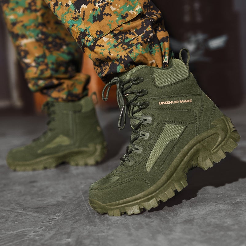 Military Fan Large Size Special Forces Military Boots Combat Boots Wear-Resistant Training Combat Boots Outdoor Hiking And Mountaineering Shoes - Image 5