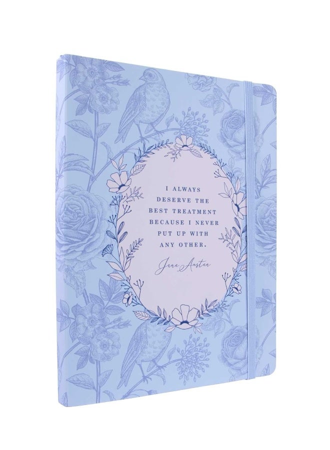 Jane Austen: I Deserve the Best Treatment Softcover Notebook 