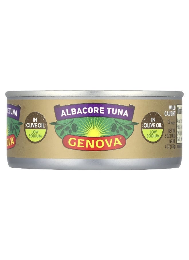 Genova Genova, Albacore Tuna In Olive Oil, Low Sodium , 5 oz (142 g)  - Image 1