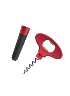 tescoma Uno Vino Universal Bottle Opener And Stopper Bottle Opener Corkscrew With Levacapsule And Bottle Cap -695422 Wine Bottle Sealer Bottle Sealer  - Image 1