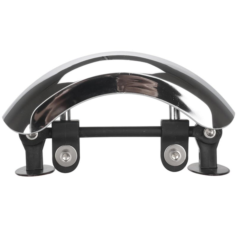 Wide Angle 180 Degree Motorcycle Rearview Mirror Blind Spot Plastic Mount - Image 2
