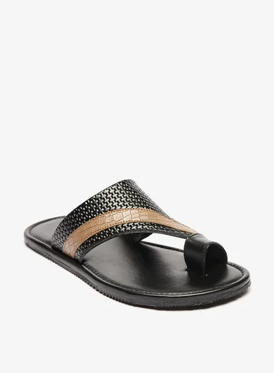 شو اكسبرس Boys Textured Slip-On Arabic Sandals