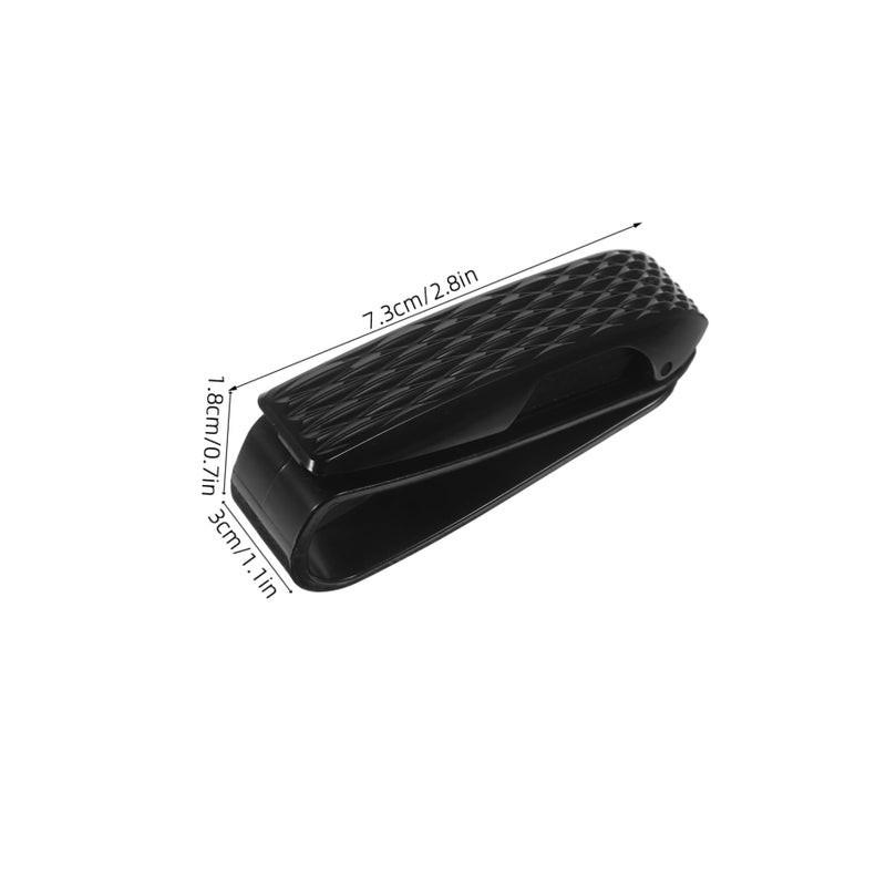 Universal Car Visor Sunglass Clip Holder Multi Functional Glasses Organizer For Auto Storage - Image 3