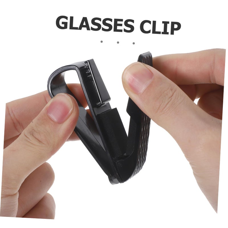 Universal Car Visor Sunglass Clip Holder Multi Functional Glasses Organizer For Auto Storage - Image 4