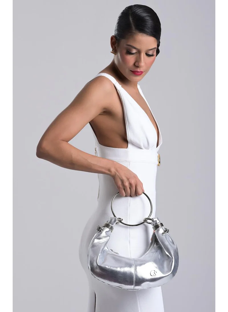 Carmen Steffens Silver Bracelet Bag