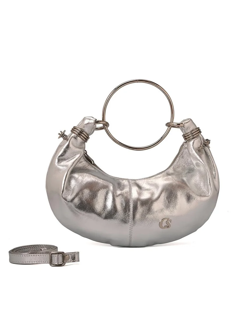 كارمن ستيفنز حقيبة سوار فضية