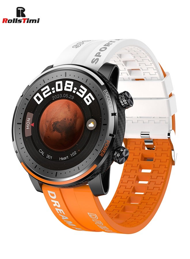 RollsTimi  RT-QW66 Fitness Tracker Smart Watches NFC Heart Rate Blood Pressure Sleep Monitor IOS Android Waterproof Smart Watch - Image 1