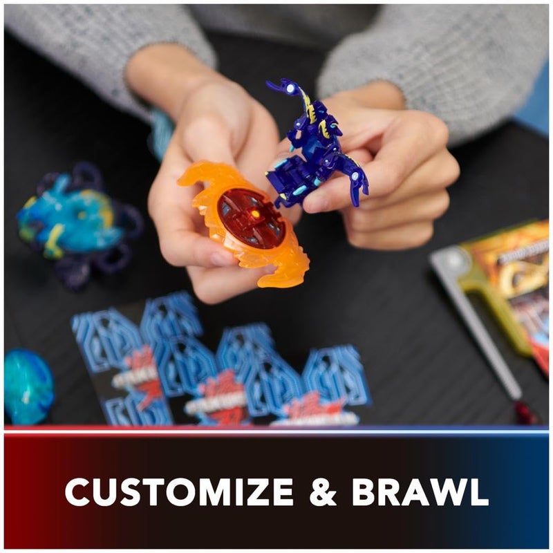 BAKUGAN باكوجان ألتيميت 6-باك، دراجونيدز هجوم خاص، نيلوس، مانتيد، أوكتوجان؛ شخصيات قابلة للتخصيص، تعمل بالدوران، ألعاب أطفال للأولاد والبنات 6 سنوات وما فوق - Image 4