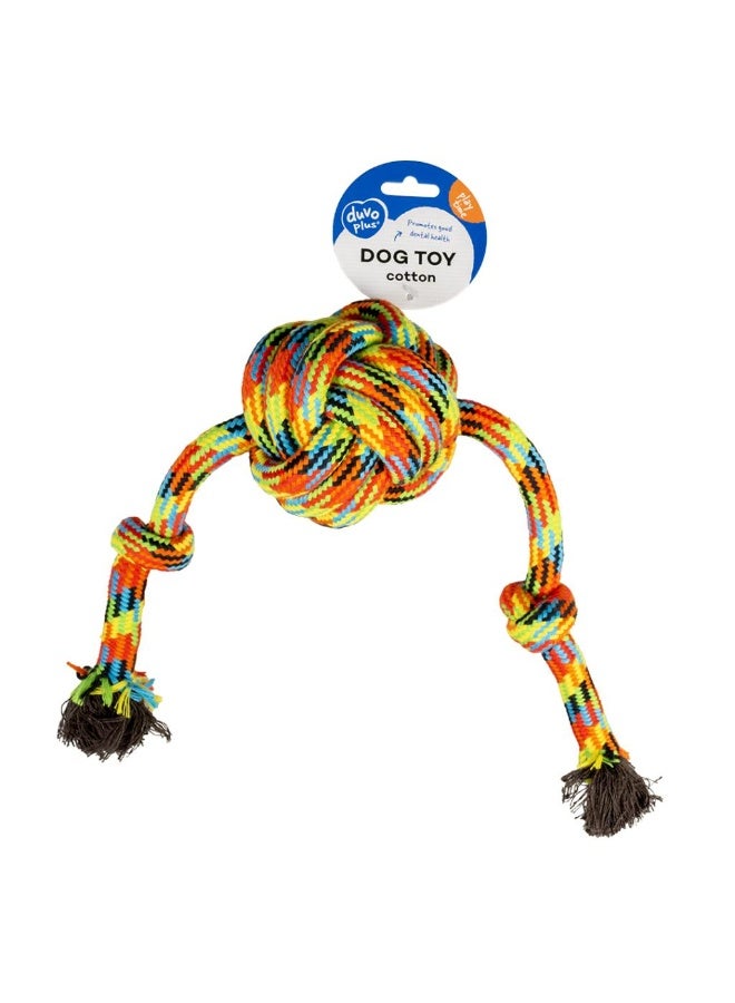 كرة قطنية من دوفو+ مع عقدتين، لعبة شاطئ للكلاب، 50 × 10 سم