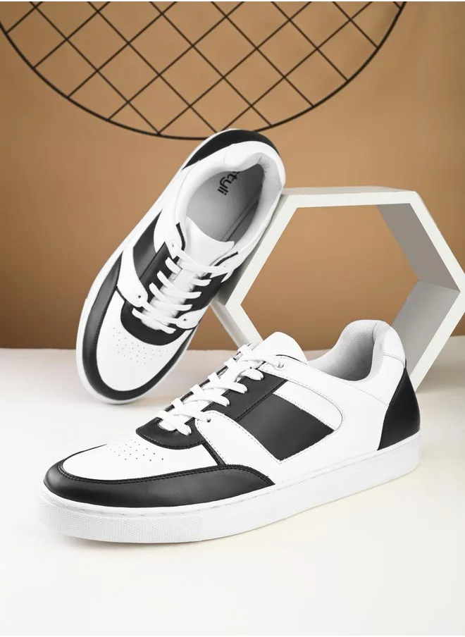 ستايلي Color Block Lace Up Sneakers