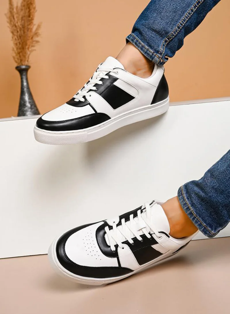 Styli Active Color Block Lace Up Sneakers