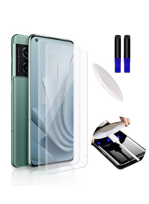 2 Pieces Pack UV Tempered Clear Glass Screen Protector For OnePlus 10 Pro/OnePlus 11