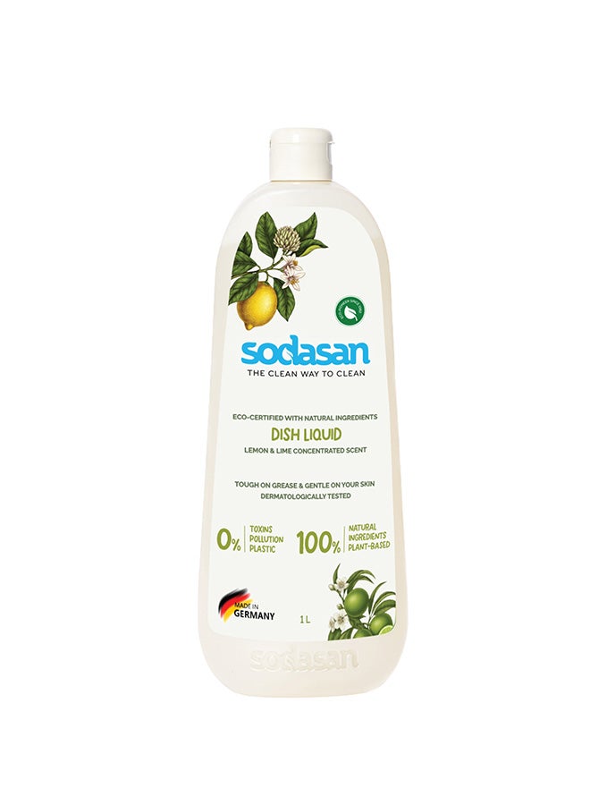 sodasan 100% Natural Dish Liquid Lemon And Lime