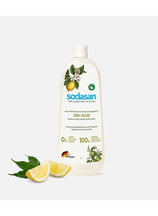 sodasan 100% Natural Dish Liquid Lemon And Lime - Image 2