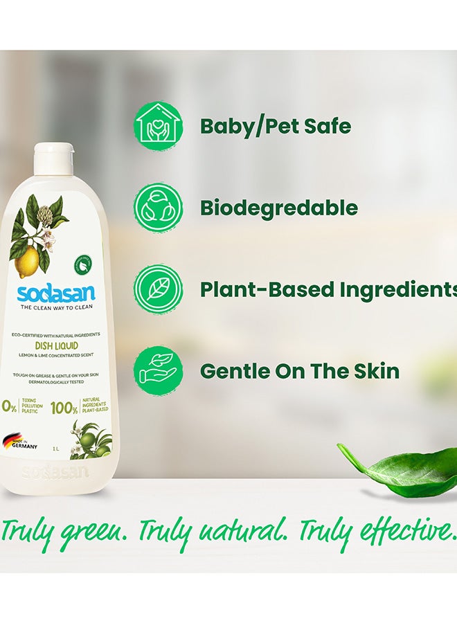 sodasan 100% Natural Dish Liquid Lemon And Lime - Image 5