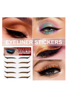 West&Month Self-Adhesive Eyeliner 5 Pairs Eyeshadow Party Eyeliner  - Image 1
