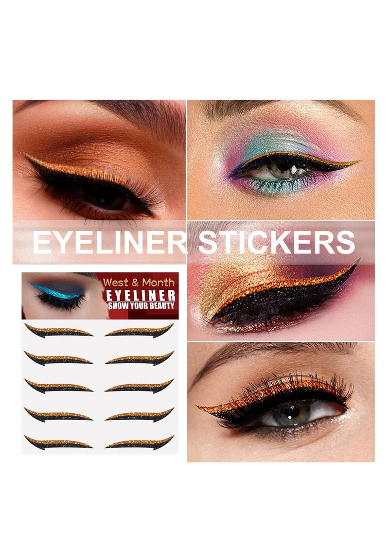 Self-Adhesive Eyeliner 5 Pairs Eyeshadow Party Eyeliner