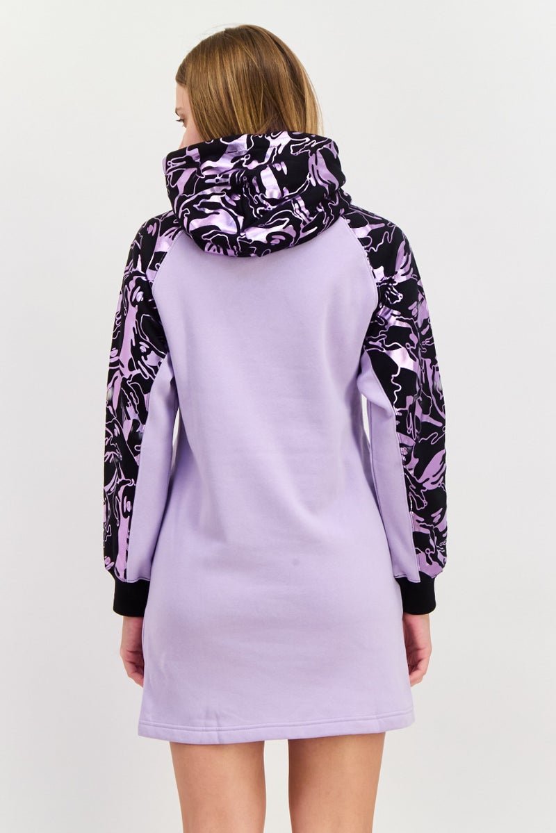 Aape BY *A BATHING APE® Women Brand Logo Hooded Dress, Multicolor - Image 2