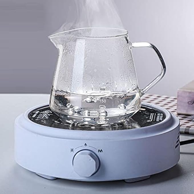 ريحني ماكينة القهوة الزجاجية بقطر 600 مل، إبريق قهوة مع فلتر التنقيط، إبريق مشاركة القهوة A600 - Image 5