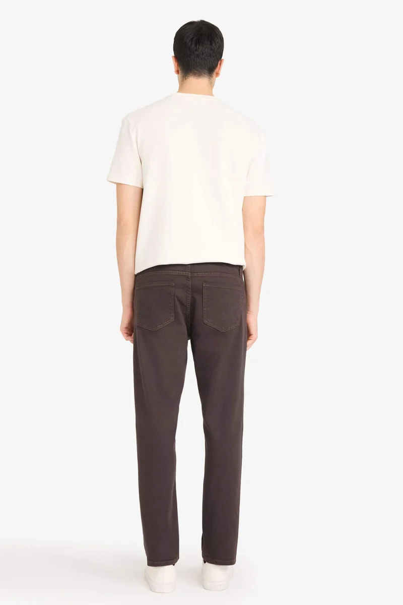 Defacto  Regular Fit Straight Leg Trousers for Men | Best Price UAE