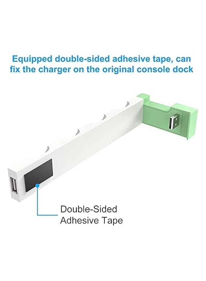 PROMASS Charging Dock Compatible with Nintendo Switch & Switch OLED Model Joycons, Switch Controller Charger Dock Station for Joycon Charges up to 7pcs, Charging Stand Station for Nintendo Switch/OLED Model - Image 4