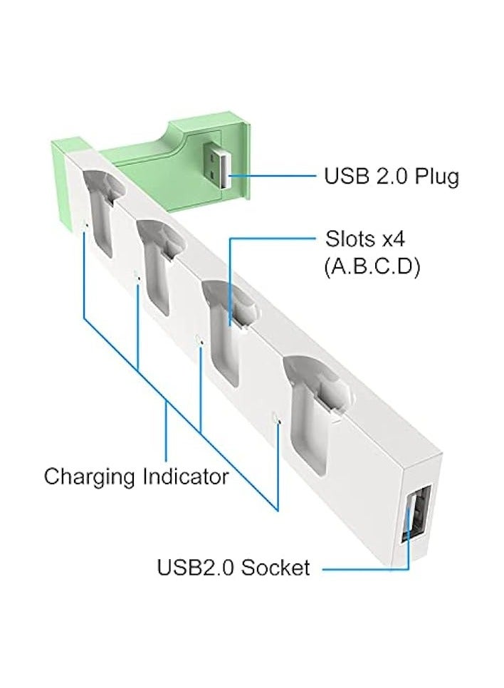 PROMASS Charging Dock Compatible with Nintendo Switch & Switch OLED Model Joycons, Switch Controller Charger Dock Station for Joycon Charges up to 7pcs, Charging Stand Station for Nintendo Switch/OLED Model - Image 3