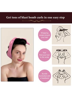 General Heatless Curler Heatless Curls Hair Curlers to Sleep in Hair Roller Hair Curlers No Heat Curling Heatless Curl  - Image 2