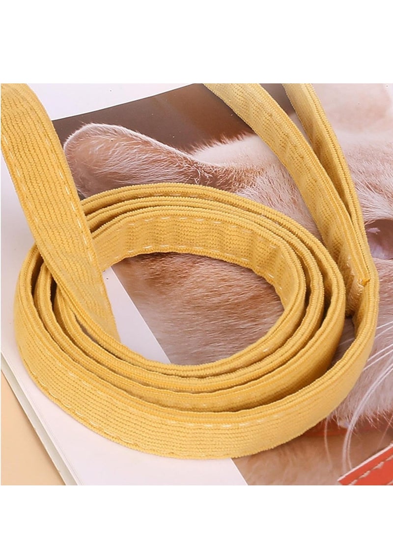 A.M Cat Harness | Small Cat Harness Bite Resistant Escape Proof,120cm Easy Control Traction Rope for Puppy Rabbit Kitten Soft Leash - Image 5