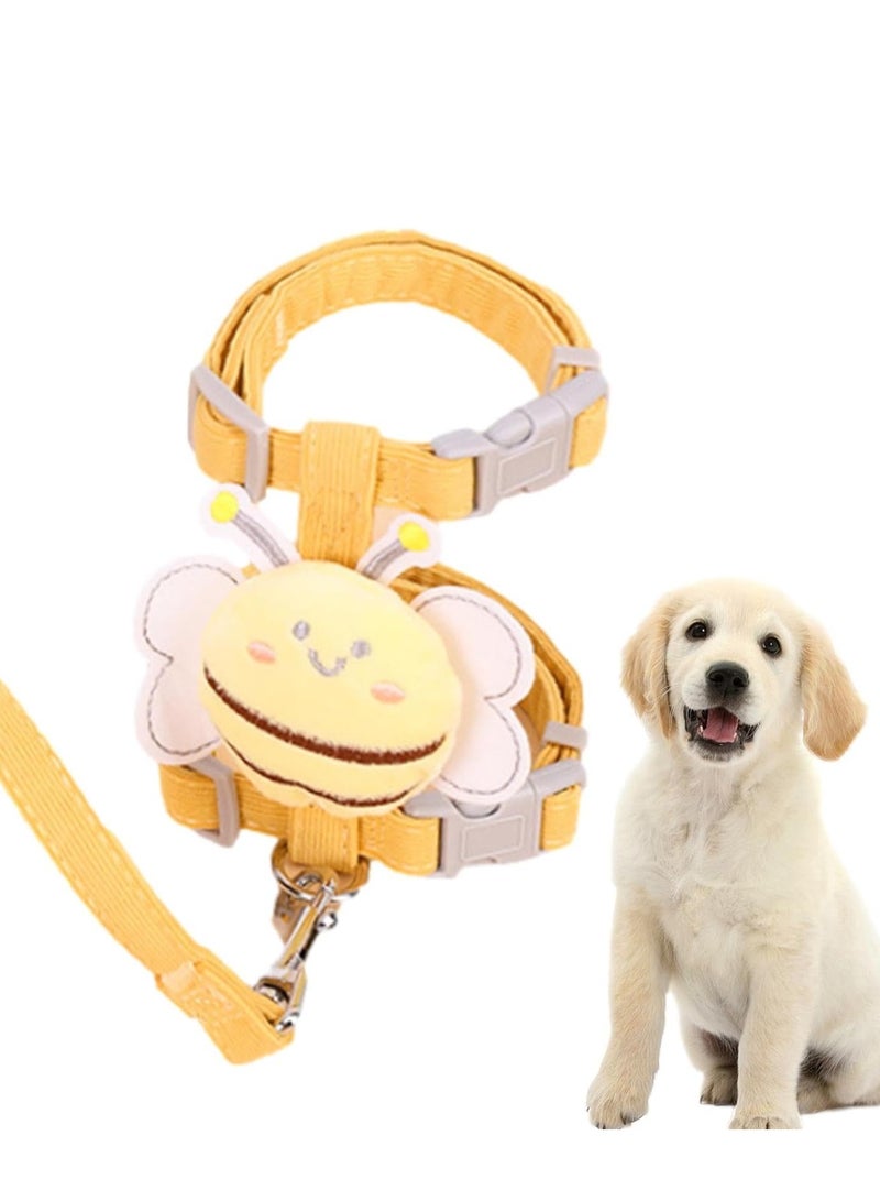 A.M Cat Harness | Small Cat Harness Bite Resistant Escape Proof,120cm Easy Control Traction Rope for Puppy Rabbit Kitten Soft Leash - Image 3