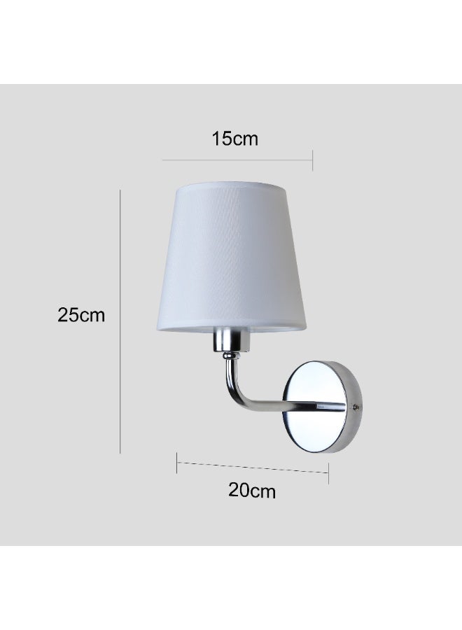 هامر ابليك حائط جداري مودرن مفرد فضي E14*1L - Image 2