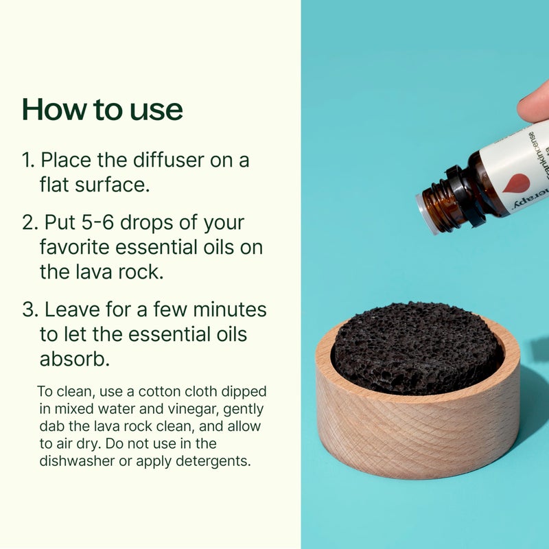 Plant Therapy Lava Rock Passive Diffuser for Essential Oils Great for Decorating at Home, Office or Car, and Gift-Giving - Image 2