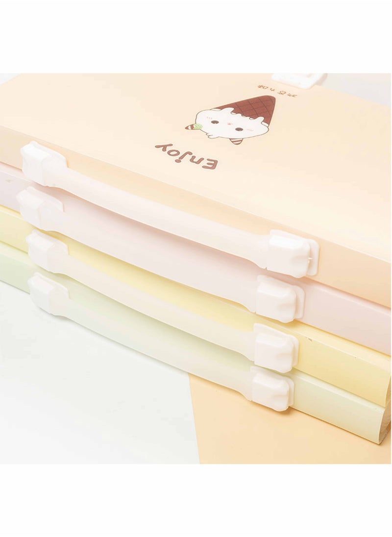 Generic - Expanding Accordion Folders Portable Document Holder A4 File Organizer - Image 1
