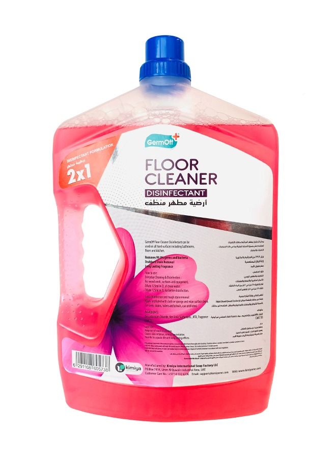 GermOff Floor Cleaner Disinfectant LAVENDER 3 Ltr - Image 2