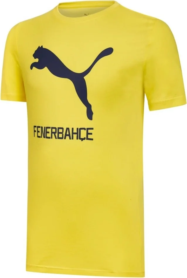 Fenerbahçe Fenerbahce Puma Cat Tee Yellow Men's Football T-Shirt