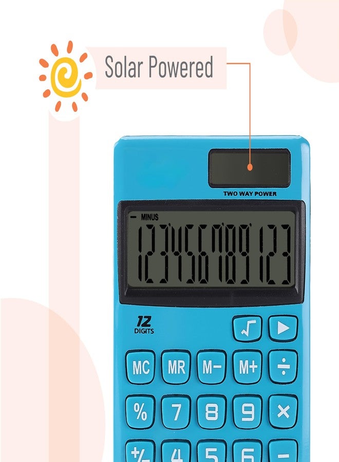 Mr. Pen- Standard Function Calculator, 12 Digits, Small Calculator, Solar Calculator, Pocket Calculator, Simple Calculator, Basic Office Calculators, Solar Handheld Calculator, Standard Calculator - Image 4