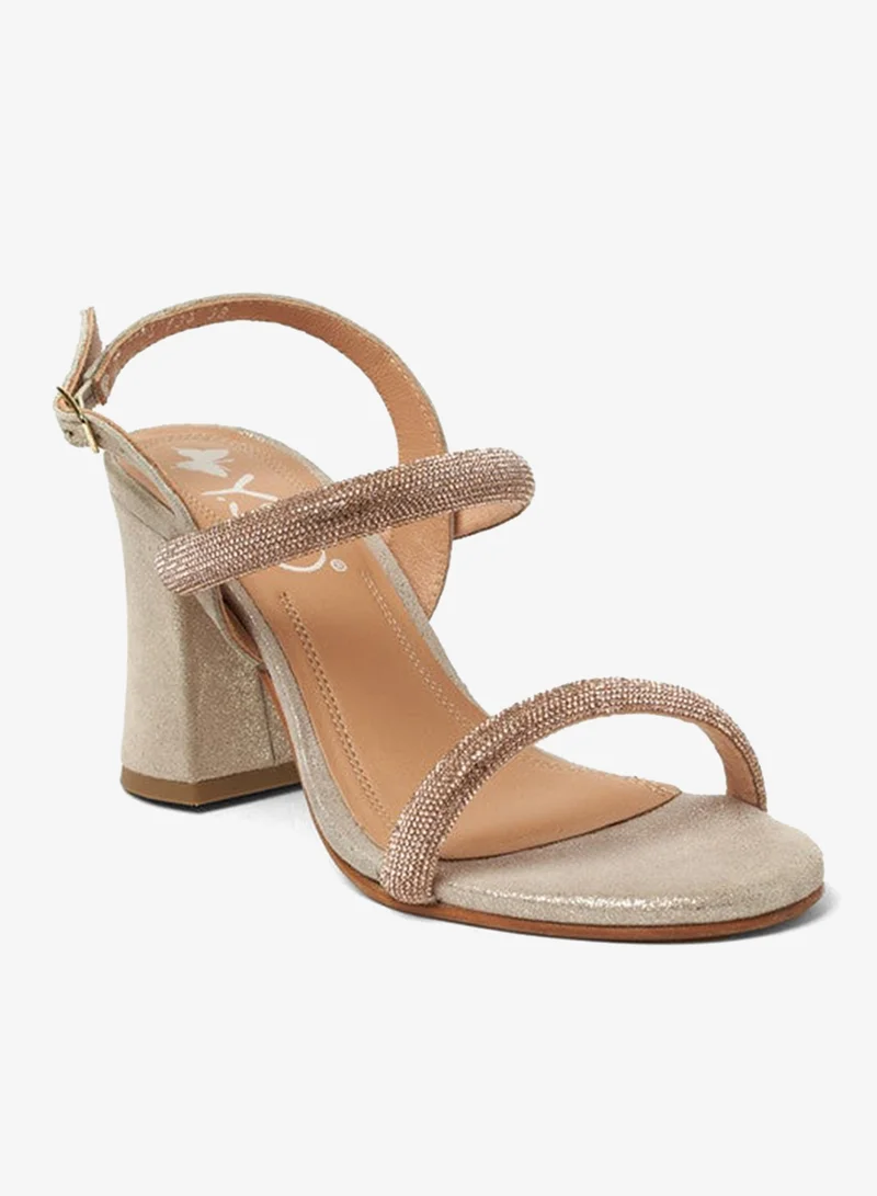 ييزو صنادل نسائية بكعب عالٍ - كعب أنيق وعصري لكل المناسبات