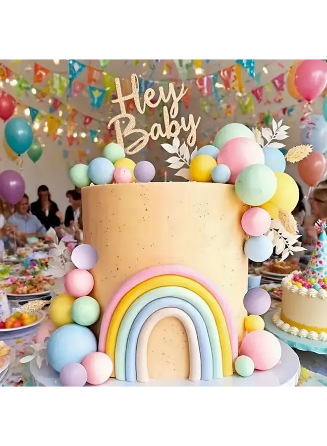 19 Pcs Green Cake Decorating Kit For Cake Balls And Foam Decorations - Image 1