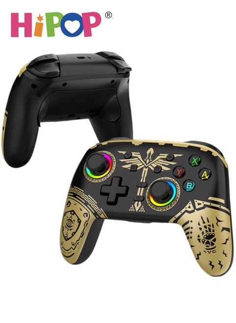 Wireless Gaming Gamepad,Be Suitable for PC,Laptop,PS,Android,iOS,Simulate True Vibration,Precise Button,Cool Gaming Controller Gamepad for Kids and Adults
