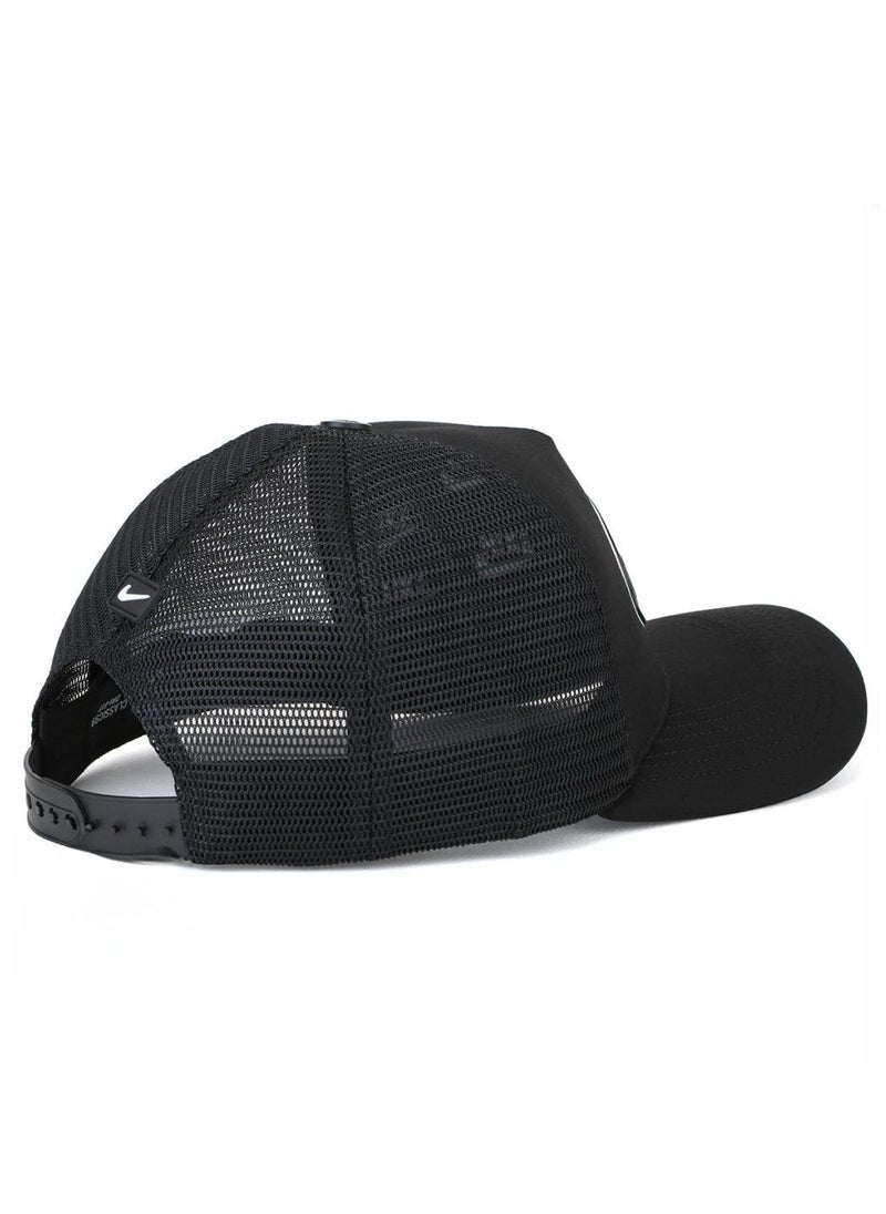 NIKE ORIGINAL Nike SB Oval Logo Trucker Cap - Black  - Image 2