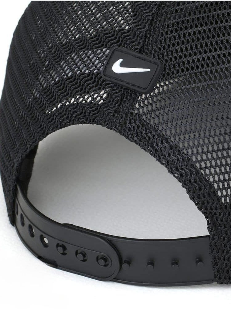 NIKE ORIGINAL Nike SB Oval Logo Trucker Cap - Black  - Image 3