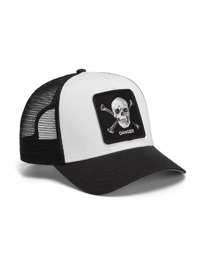 جورين بروس. Goorin Bros Danger Skull and Crossbones Trucker Cap
