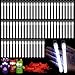 Lewtemi 50 Pack 4 or 6 Bright Glow Sticks Bulk Glow in the Dark Party Supplies Birthday and Holidays 4 InchWhite - Image 2